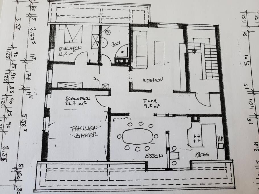 100 Qm Dg Wohnung 《Kehr Wieder》Bexbach Saarland Exterior foto
